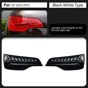 Ensemble de feux arrière de type traversant pour <span class=keywords><strong>Q7</strong></span> 2006-2015, remis à neuf, entièrement à LED, lentille transparente, clignotants dynamiques - Product Image 5