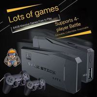 Consola de Juegos M8 HD Arcade 4K, Caja de Juegos con Dos Controles Inalámbricos, Juegos Integrados, Palancas de Mando Inalámbricas de Plástico en Relieve 2.4G
