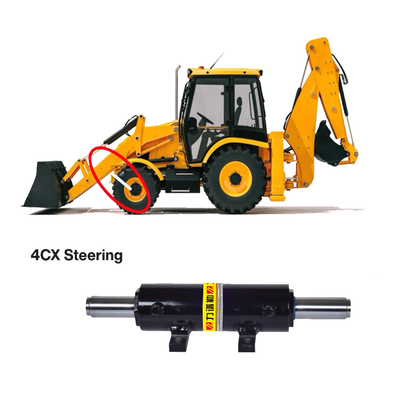 工厂直销定制双作用液压活塞缸适用于 JCB 3cx 4cx 挖掘装载机
