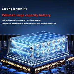 Ciseaux électriques sans fil professionnels, <span class=keywords><strong>coupe</strong></span>-tissu à <span class=keywords><strong>batterie</strong></span> au lithium, <span class=keywords><strong>coupe</strong></span> de 20 mm, moteur sans balais 30 W, <span class=keywords><strong>batterie</strong></span> 4 heures - Product Image 5