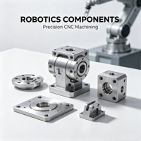 Robotique personnalisée pour pièces usinées CNC, composants mécaniques de précision en aluminium et acier inoxydable, Shenzhen