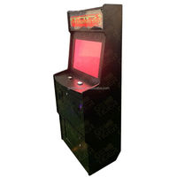 Kabinet Game Arcade Vertikal Lengkung 22'' Terpopuler di AS, Tombol Tekan, Akseptor Uang, Perangkat Lunak Game Skill Metal Space, Juegos