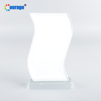 Cadre photo en acrylique cristal pour sublimation, décoration intérieure, cadres vierges à vendre BXP-05
