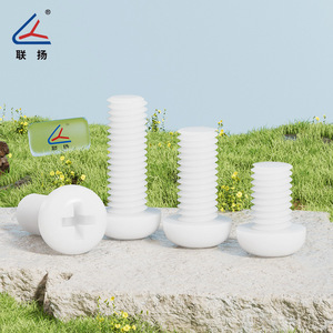 Tornillos de Nylon Lianyang M2-M10, Cabeza Redonda Phillips, Fijaciones Aislantes, Grado A Clase 8, Poliamida PA66 - Product Image 3