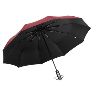 <strong>2025</strong> New High Quality Three-Fold Automatic <strong>Umbrella</strong> with <strong>Custom</strong> Logo <strong>Printing</strong> New Design - Product Image 4