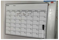 Autocollant de tableau blanc doux d'un côté, aimant magnétique de réfrigérateur, impression personnalisée, tableau blanc magnétique