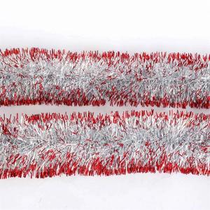 Hot Selling 2M*9Cm <b>Pink</b> Christmas PET Tinsel Garland with Custom Logo - Product Image 1