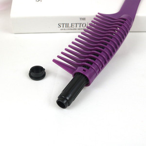 Peigne populaire de <span class=keywords><strong>rouleau</strong></span> de cheveux de noyau de roulement en plastique de style de teinture de salon - Product Image 4