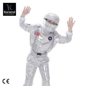 <span class=keywords><strong>Costume</strong></span> <span class=keywords><strong>Astronaute</strong></span> d'Extraterrestre pour Enfant, <span class=keywords><strong>Costume</strong></span> Métallique pour Fête de Carnaval, Performance TV, Unisexe, ODM - Product Image 3