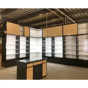 光泽黑色彩绘家居用品家具零售店展示壁柜家纺店家居用品家具