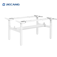 Bureau d'ordinateur de style exécutif moderne JIECANG, table de travail en métal pour mobilier de bureau
