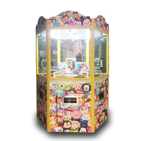 Centre de jeux d'intérieur, divertissement d'arcade, amusant et rentable, machine à poussoir à pièces pour 6 personnes