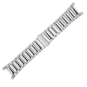Bracelet de montre en acier inoxydable argenté, bracelet de rechange en métal pour usage quotidien et professionnel - Product Image 3