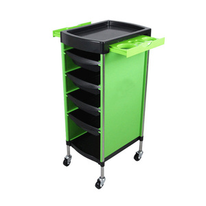 Carrito de Peluquería de Diseño Contemporáneo, de Plástico Negro de Alta Calidad, Portátil, Duradero, con Cajones, Buen Precio, Marca Juming - Product Image 5