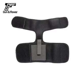 ซองหนังหุ้มข้อเท้าทำจากนีโอพรีนแบบปรับได้สำหรับพกพาแบบปกปิดสีดำน้ำหนักเบาสวมใส่สบายและปลอดภัยสำหรับความต้องการทางยุทธวิธี - Product Image 2