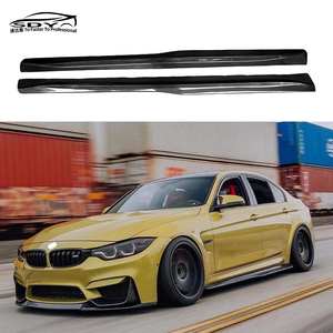 Jupes Latérales en Fibre de Carbone de Haute Qualité Style PSM pour BMW Série 3 F30 <span class=keywords><strong>M3</strong></span> <span class=keywords><strong>F80</strong></span> - Product Image 1