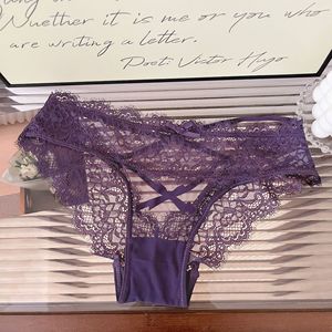 Sexy Underwear for Women Cute Lace Cheeky Bikini Panties Ladies No Show Silky Hipster Slightly <strong>Transparent</strong> Bow Decoration Brief - Product Image 5