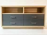 Commode d'hôtel moderne en bois massif, écologique et durable