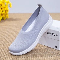 Ensemble de baskets décontractées minimalistes pour femmes, couleur unie, respirantes, légères, en maille tissée, basses, chaussures de printemps, plusieurs couleurs, pour tous les jours