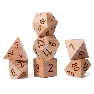 Nhà Máy Biểu Tượng Tùy Chỉnh 12-Sided 30Mm Dnd Trò Chơi Bằng Gỗ Trống Gỗ Câu Chuyện Số Cá Nhân Con Xúc Xắc Đa Diện Xúc Xắc Bộ - Product Image 5