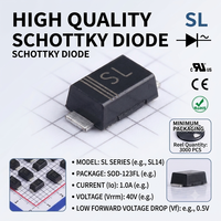 SMD Schottky Rectifier Diode M1 M4 M7 M7F A7 F7 1000V SS36 SMB SMD Diode DO-214A General Purpose Rectifier
