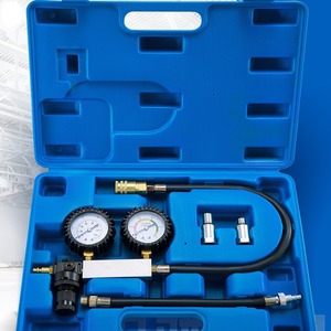 Manómetro de Presión de Cilindro de Motor con Pantalla Analógica de 12V, Kit de Herramientas de Reparación Automotriz Universal para Diagnóstico Mecánico y Automotriz - Product Image 1
