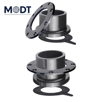 Adaptateur de bride HDPE personnalisable avec anneau de secours Raccords de fusion bout à bout haute pression pour usage sanitaire Dimensions OEM MDT
