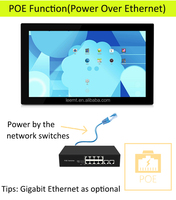 Pas cher 10.1 pouces moniteur tactile capacitif Android 11.0 tablette affichage publicitaire