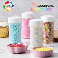 Directe d'usine mélange couleur comestible bonbons moulés nacré 4mm coloré nonpareils dans 85g bouteille pour cupcake macaron décoration