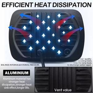 Lampe de travail LED H4 universelle 12V 80W 6000lm 5x7 7x6 7 pouces à faisceau simple/double pour voiture, avec fonction DRL, livraison directe usine - Product Image 5