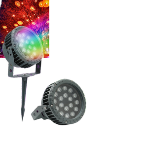 Ngoài trời cảnh quan IP65 không thấm nước RGB LED full-Power nhôm bánh xe chiếu đèn điều khiển từ xa Dimmable Mặt Đất-chèn - Product Image 1