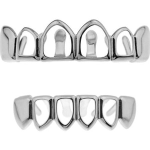 Bijoux de Corps Tendance Mylove <span class=keywords><strong>Grillz</strong></span> Hip Hop Ajourés Plaqués Or pour Dents Vente en Gros - Product Image 4