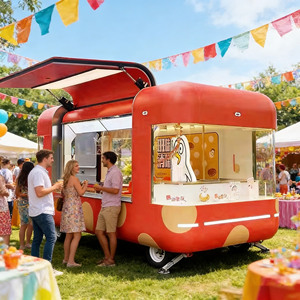 Carrito de Comida Estilo Marroquí, Decoración Exótica, Carrito de Venta Móvil para Ciudades Turísticas y Lugares Cénicos Culturales - Product Image 1