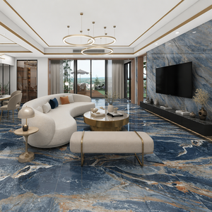 Carreaux de sol <span class=keywords><strong>en</strong></span> porcelaine brillante effet marbre, grand format, couleur unie, antidérapants, de luxe haut de gamme, 750x1500mm - Product Image 4