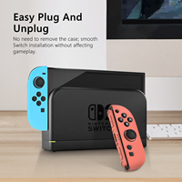 Aksesori pelindung silikon tiga warna menutupi casing Gamepad kanan dan kiri untuk Nintendo Switch 2