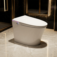 Toilettes intelligentes de haute qualité, dernières conceptions 2025 / Toilettes intelligentes à poser au sol avec bidet pour hôtel