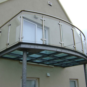 HotSaleRoof Edge Protection contre les chutes Garde-corps de sécurité Rail de toit les garde-corps les moins chers pour balcon extérieur Balcon Garde-corps en verre avant - Product Image 1