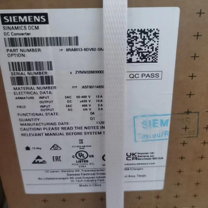 6RA80136DV620AA0 SINAMICS DCM 575V 30A 17kW 2Q PLC โมดูลควบคุมการแปลงกระแสไฟฟ้าแบบดิจิตอล SINAMICS DCM 575V 30A 17kW 2Q PLC - Product Image 3