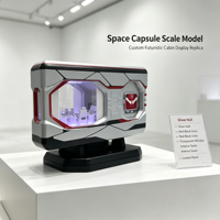 Modèle d'affichage de capsule spatiale futuriste personnalisée