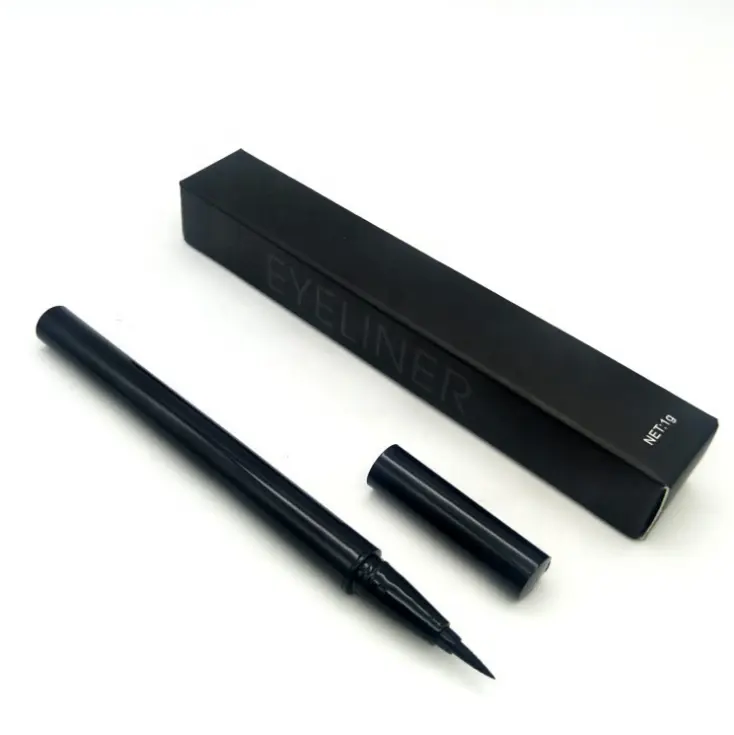 High Quality Private Label Makeup Black Eye Liner Pen Fast Drying Liquid Eyeliner Pencil Long Wear Waterproof Liquid Eye