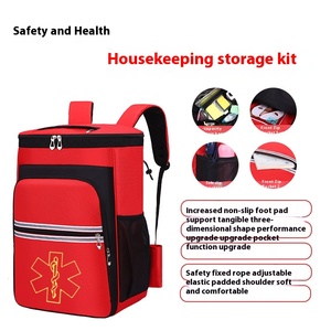 Sac à dos de premiers secours automobile grande capacité E30 pour la sécurité et la santé, étanche, équipement et accessoires de lutte contre l'incendie, vente en gros CN GUA - Product Image 2