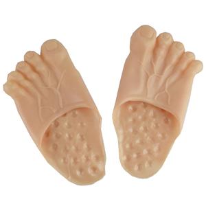 Scarpe Divertenti con Stampa <span class=keywords><strong>Hulk</strong></span> per Feste di Halloween, Calzature a Punta Tonda in PVC, Tendenza Moda Estiva - Product Image 3
