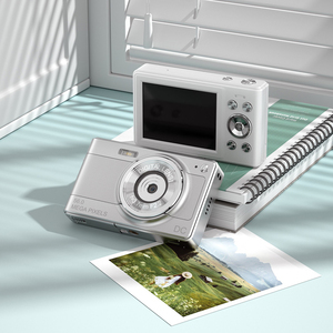 Cámara DSLR de enfoque automático para fotografía de <span class=keywords><strong>2</strong></span>,8 pulgadas, cámaras digitales 4K HD de 48MP, cámara digital retro para regalos de cumpleaños, CCD - Product Image 6