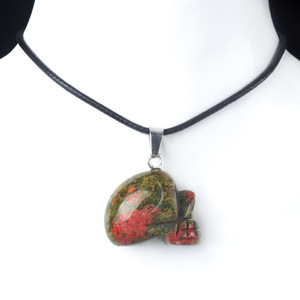 Estatua <span class=keywords><strong>de</strong></span> Calavera Humana <span class=keywords><strong>de</strong></span> Jade Verde Aventurina HY, Piedras Naturales Talladas, Cristales Curativos, Adorno <span class=keywords><strong>de</strong></span> Reiki, Gema <span class=keywords><strong>de</strong></span> Brujería, Halloween - Product Image 4