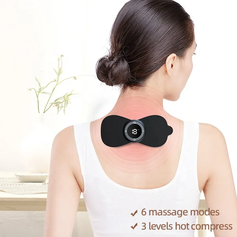 Corea mini Wireless EMS TENS unit dispositivo per alleviare il dolore mestruale terapia fisica TENS simulatore di massaggio completo del corpo massaggiatore per il collo