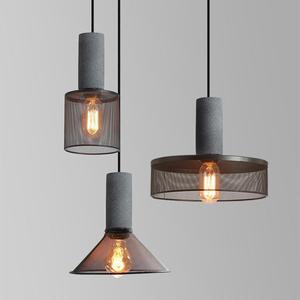 Contemporain Vintage Simplicité Rétro Pendentif Lumières Moderne Café <span class=keywords><strong>Béton</strong></span> Hôtel Bar Lustres pour La Maison 3000K AC Industriel - Product Image 1