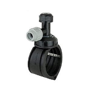 Collier de serrage pour tuyau PP 180x32mm avec connecteur pour systèmes d'irrigation de jardin - Product Image 1