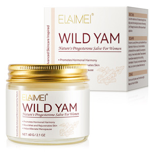 Wild Yam Cream 60g Crème hydratante pour le corps au camélia et au thé vert Doux et non irritant Nourrissant raffermissant la peau - Product Image 4