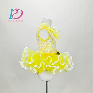 Vestito con paillettes vestito da Baby Show per bambini vestito da principessa con paillettes girasole Costume - Product Image 2