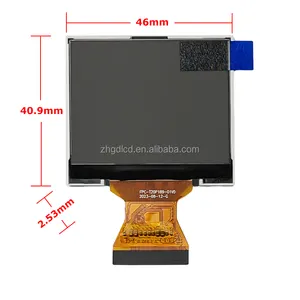 Tela LCD TFT de alta resolução 320x240 para equipamentos de teste, módulo TFT LCD de tamanho pequeno 2.0 de 2,0 polegadas 6 bits RGB 40 pinos